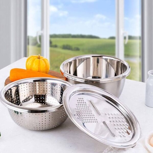 91e11d9ca81f33e36b5fb4f04bbdcbd0.jpg_720x720q80.jpg 3 In 1 Stainless Steel Drain Basket Vegetable Cutter